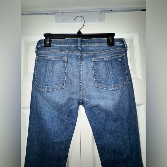 Rag & Bone ankle skinny raw hem Jeans. Size 29. EUC. Color CLN LLY DALE - Picture 5 of 14